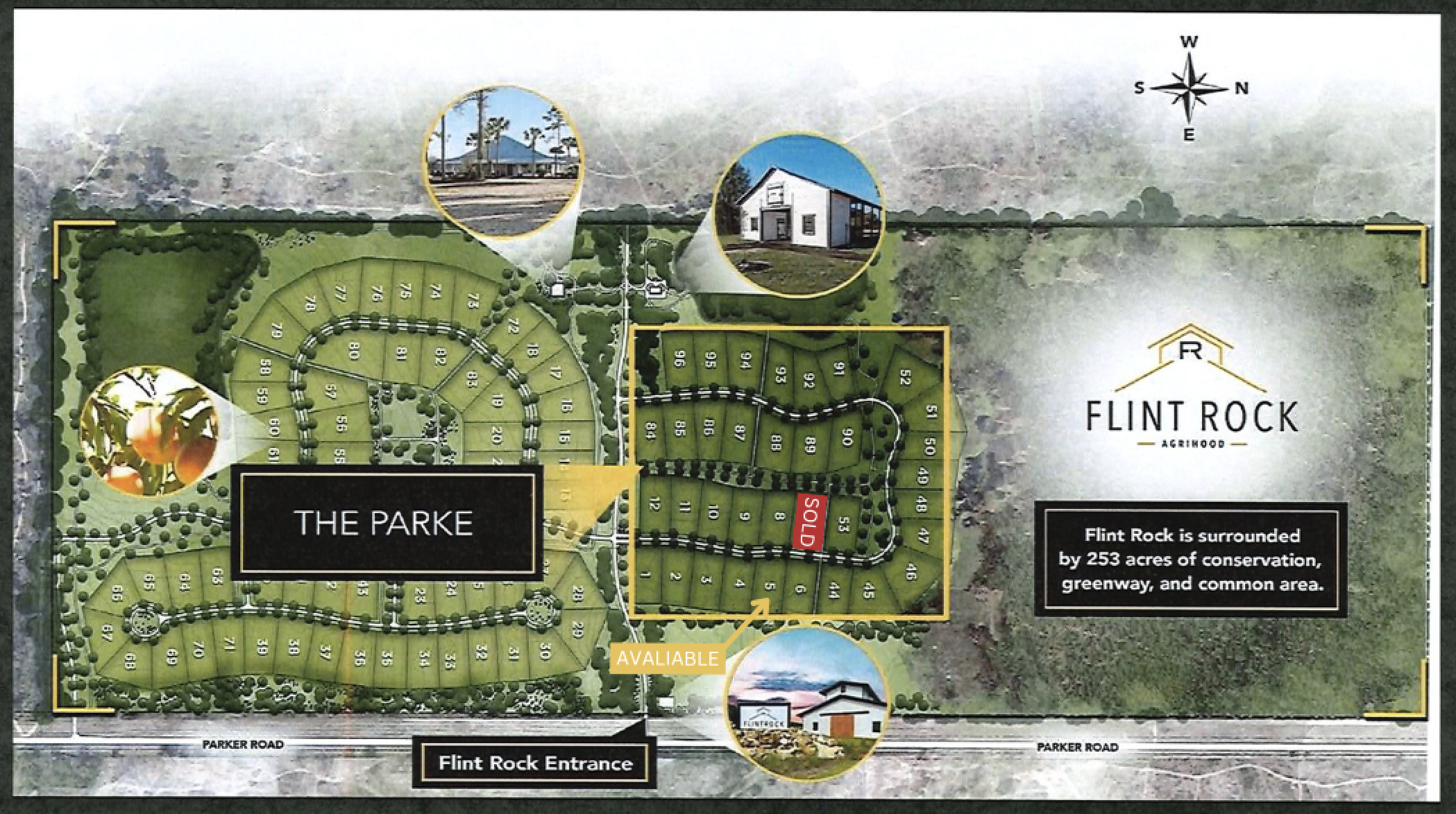 Flint Rock Plot Map